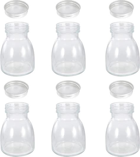 Amazon Luxshiny Cereal Container 6pcs Mini Glass Bottles Tiny