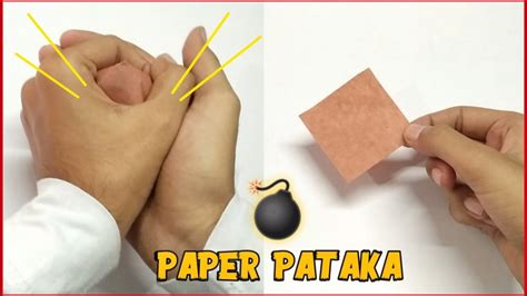 Paper Pataka How To Make A Paper Popper Origami Pop It Easy Paper