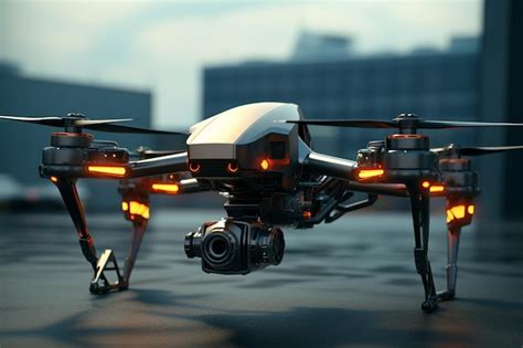 Premium Ai Image Modern Drones And Quadcopters
