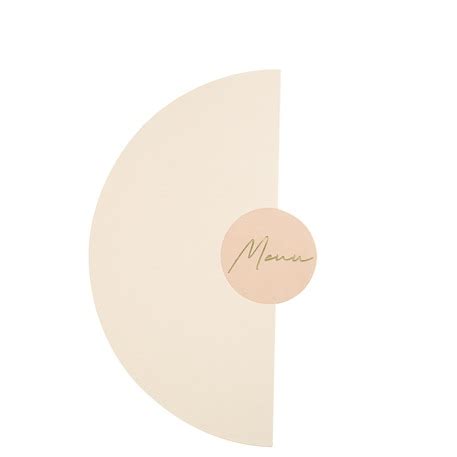 Menus Curve Nude Blush Et Or X Cm Maison Yvon