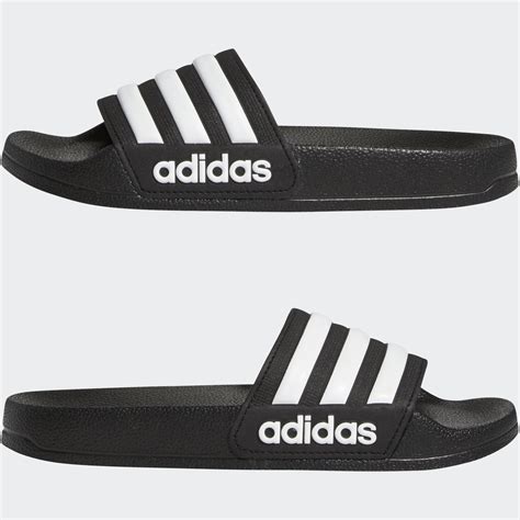 Adidas Adilette Shower Slides Black Adidas Lk