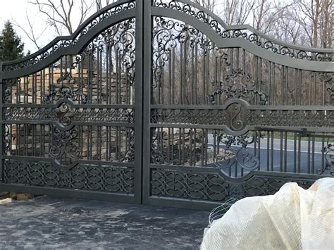 Driveway /estate Gates / Wrought Iron - Etsy