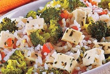 Cantinho Vegetariano Arroz Tofu e Brócolis vegana