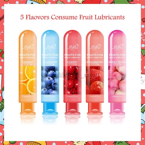 Fruit Flavor Lubricant Ml Water Soluble Lubricant Fruit Jelly Gel Adult Sex Toy For Couple