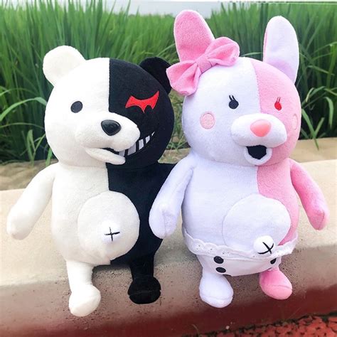 Dangan Ronpa Super Danganronpa 2 Monokuma Black & White Bear Plush Toy ...