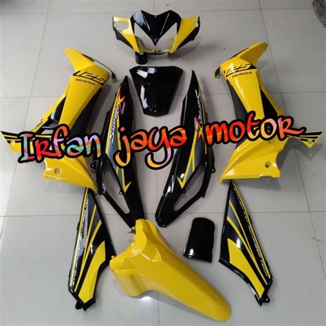 Jual Cover Body Full Halus Kasar Honda Supra X 125 Batman Hitam