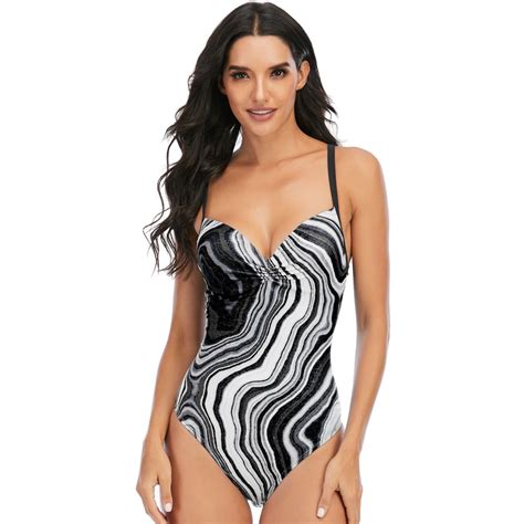 Sexy Bikini Deep V Low Back Swimsuit Girl Women Sport Wear Designer Swimwear China Sexy