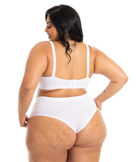 Conjunto de lingerie reforçado Plus Size Click Sophia