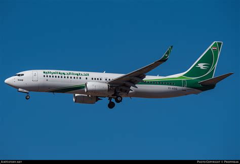 Aircraft Photo Of YI ASG Boeing 737 81Z Iraqi Airways AirHistory