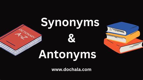 A দিয়ে শুরু গুরুত্বপূর্ণ কিছু Vocabulary Synonyms And Antonyms