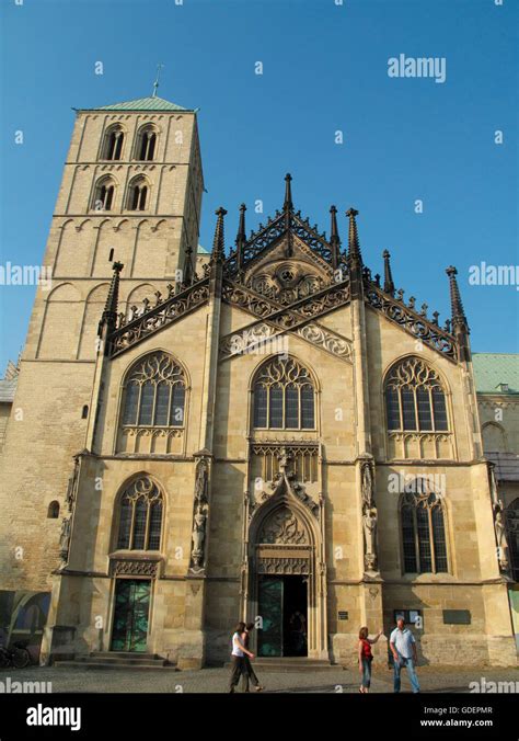 Cathedral St Paul, Munster, Munsterland, North Rhine-Westphalia ...