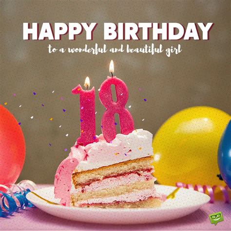 18th Birthday Wishes For Daughter - Happy Birthday Card