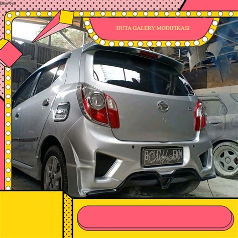 Jual Bodykit Ayla Belakang Dan Samping Bemper Body Kit Duraflex