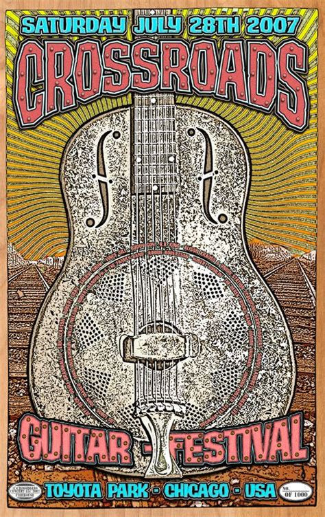 Crossroads Guitar Festival Poster