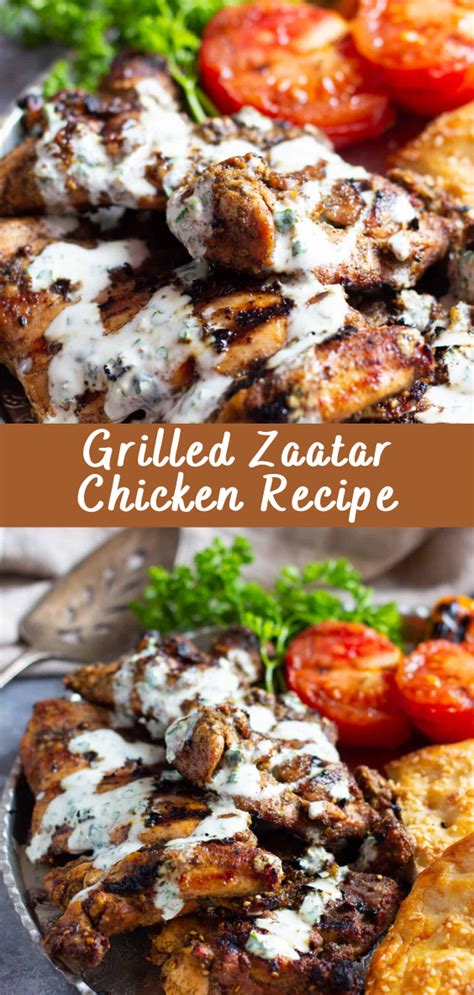 Grilled Zaatar Chicken Recipe Cheff Recipes