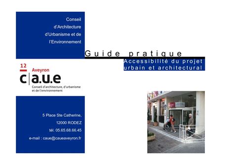 Calam O Guide Accessibilit Des Tablissements Recevant Du Public