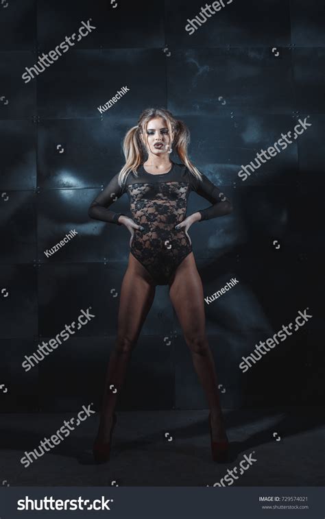 Sexy Beautiful Blonde Woman Posing Erotic Stock Photo Shutterstock