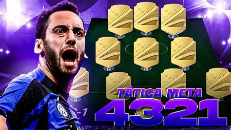 FIFA 23 MELHOR TÁTICA 4 3 2 1 ATUALIZADA E BUGADA ULTIMATE TEAM