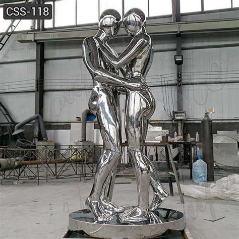 Custom Made Stainless Steel Figurative Metal Sculpture For Sale Css