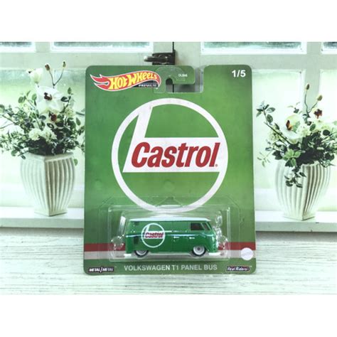 Jual Hot Wheels Premium Volkswagen T Panel Bus Castrol Hijau Vw Combi Kab Magelang