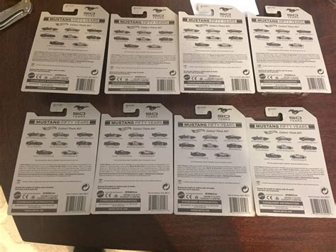 Hot Wheels Mustang Years Edition Complete Set