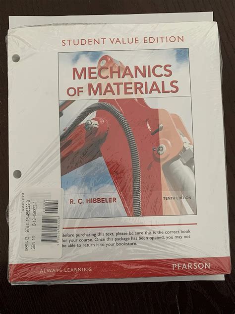 Mechanics Of Materials Student Value Edition Modified Mastering