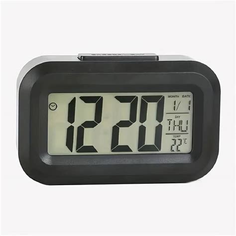 【hot】led Digital Alarm Clock Backlight Snooze Mute Calendar Desktop