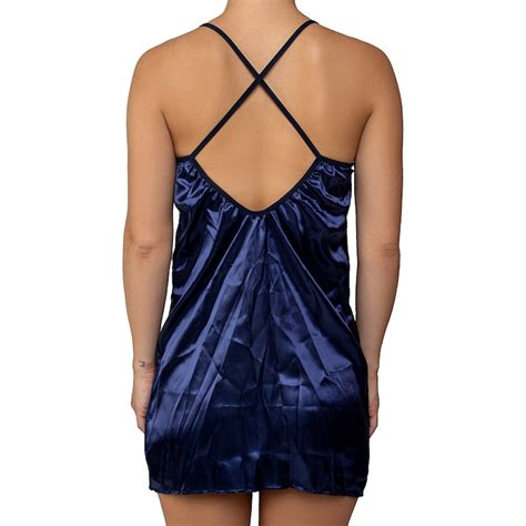 Sexy Nightgown Slip Dress Silk Night Dress Lace Pajamas Sleepwear Night Lingerie Sexy