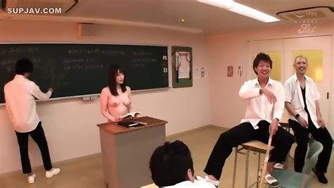 Haruni Is A Exhibitionist Teacher Who Loves Getting Naked In Front Of The Students