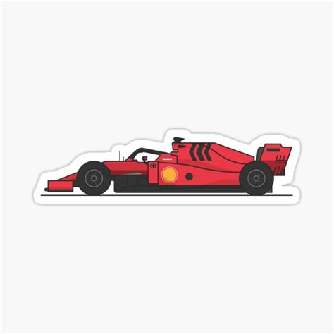 "Scuderia Formula car" Sticker by ICRDesigns | Redbubble