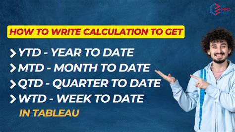 Tableau Date Calculation YTD MTD QTD WTD Learn Tableau In Tamil