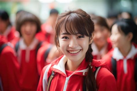Un Grupo De Estudiantes De La Escuela Sonríen Mientras Visten Uniformes