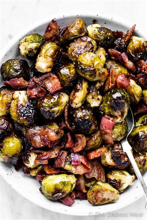 Best Roasted Brussel Sprouts Recipe With Bacon | Deporecipe.co