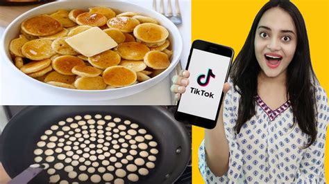 Testing Viral Tiktok Food Hacks Pancake Cereal Surprised Life Shots Youtube