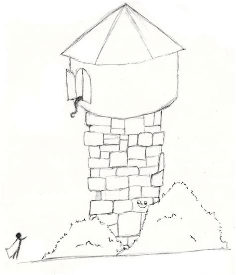 Rapunzel Tower Drawing At Explore Collection Of