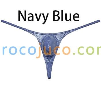 Mens Micro Thong Pouch String T Back Shiny Bikini Tanga Trunks Underwear