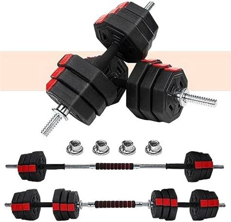 Yes4All Upgraded 44lbs 66lbs Pair Adjustable Weights Dumbbells Set