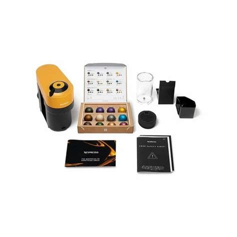 Nespresso Vertuo Pop Coffee Pod Machine Mango Yellow Accessories At Rs