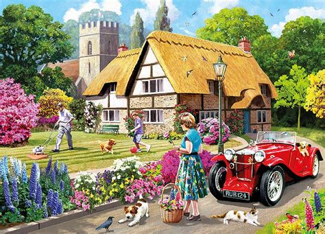 Summer In The Garden Kevin Walsh Jigsaw Puzzle 1000 Pieces Pdk