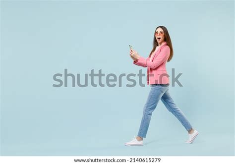 full length side view young fun stock photo  shutterstock