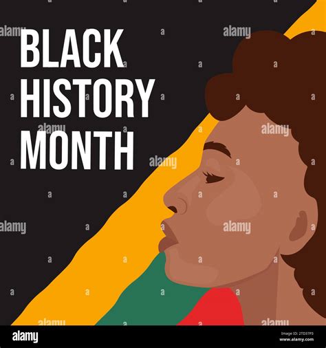 Flat Vector Black History Month Illustration Design Stock Vector Image And Art Alamy