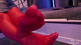 BBW Posing Nude In Golden Sandals XNXX