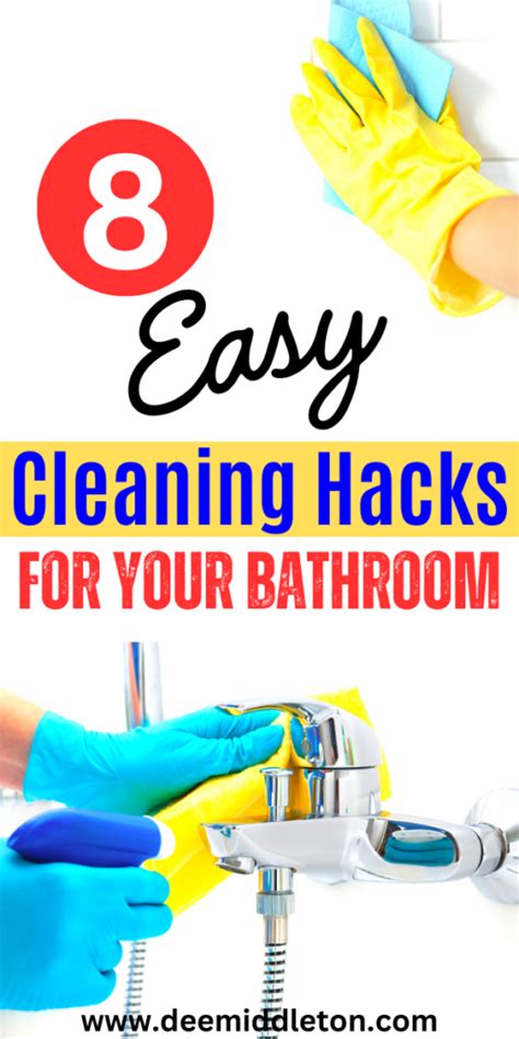 8 Easy Cleaning Hacks For Your Bathroom