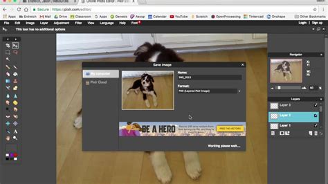 How To Save Your Designs In Pixlr Youtube