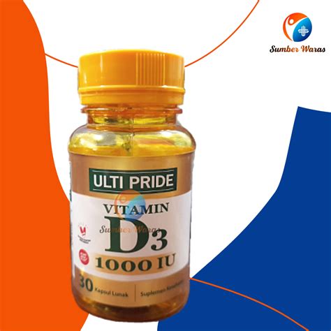 Ulti Pride Vitamin D Iu Botol Isi Kapsul Lazada Indonesia