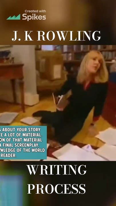 J K Rowling Writing Process
