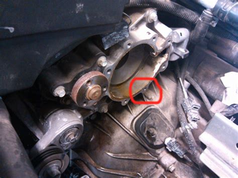 Serious Problem With Water Pump Leaking And Broken Bolt Jaguar Forums Jaguar Enthusiasts Forum