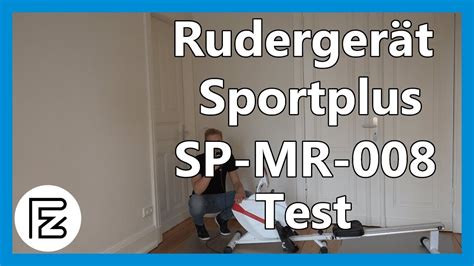 Rudergerät SPORTPLUS SP-MR-008 im TEST - YouTube