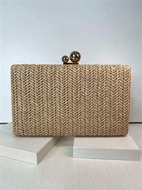 Bolsa De Festa Nude Impression Modas