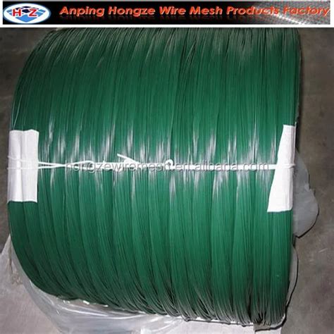 0 9mm Plastic Coated Craft Wire Big Coil Pvc Coated Wire Pvc Iron Wire